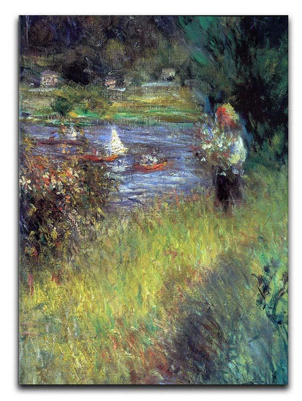 The Seine at Chatou Detail by Renoir Canvas Print or Poster  - Canvas Art Rocks - 1