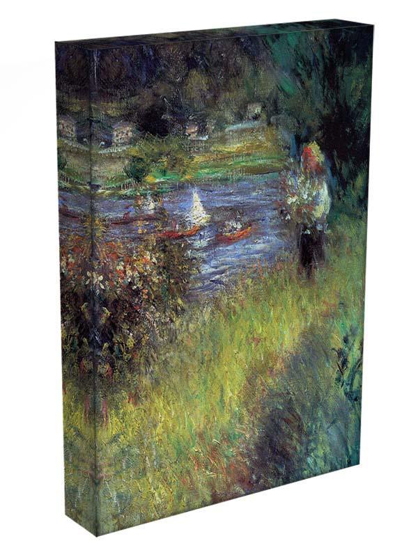 The Seine at Chatou Detail by Renoir Canvas Print or Poster - Canvas Art Rocks - 3