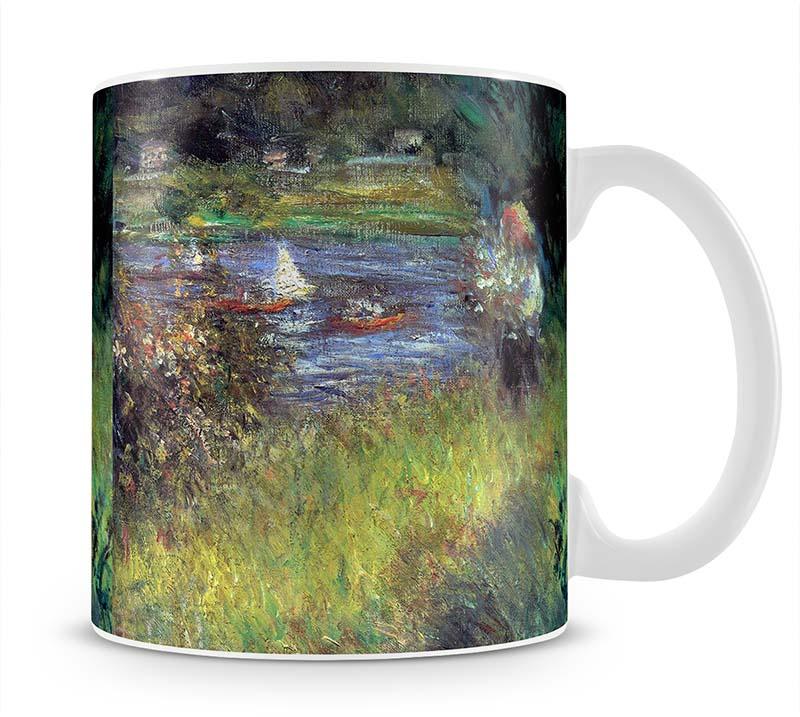 The Seine at Chatou Detail by Renoir Mug - Canvas Art Rocks - 1