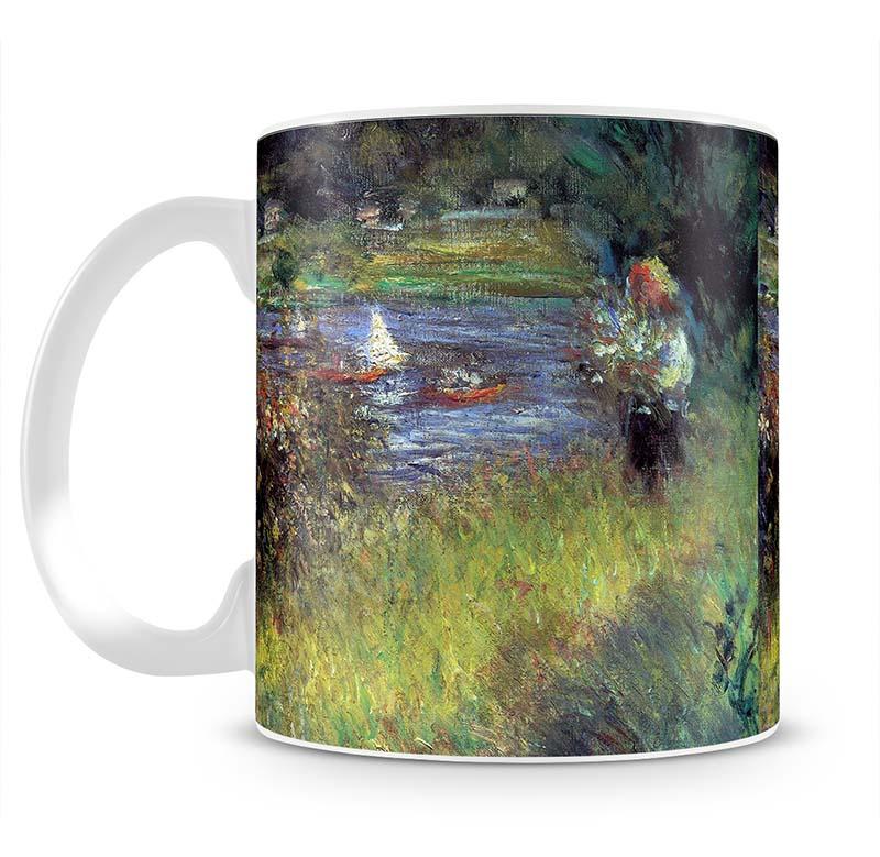 The Seine at Chatou Detail by Renoir Mug - Canvas Art Rocks - 2
