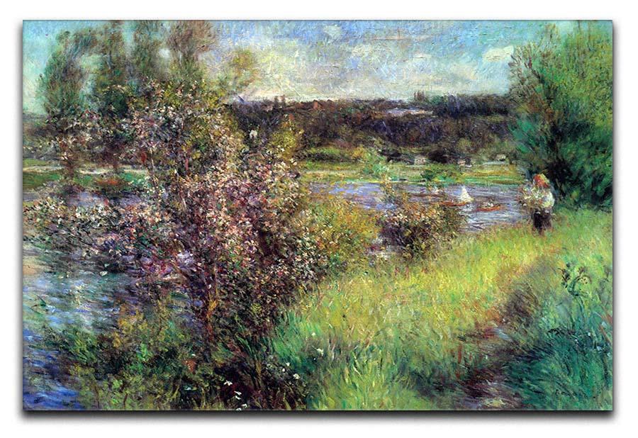 The Seine at Chatou by Renoir Canvas Print or Poster  - Canvas Art Rocks - 1