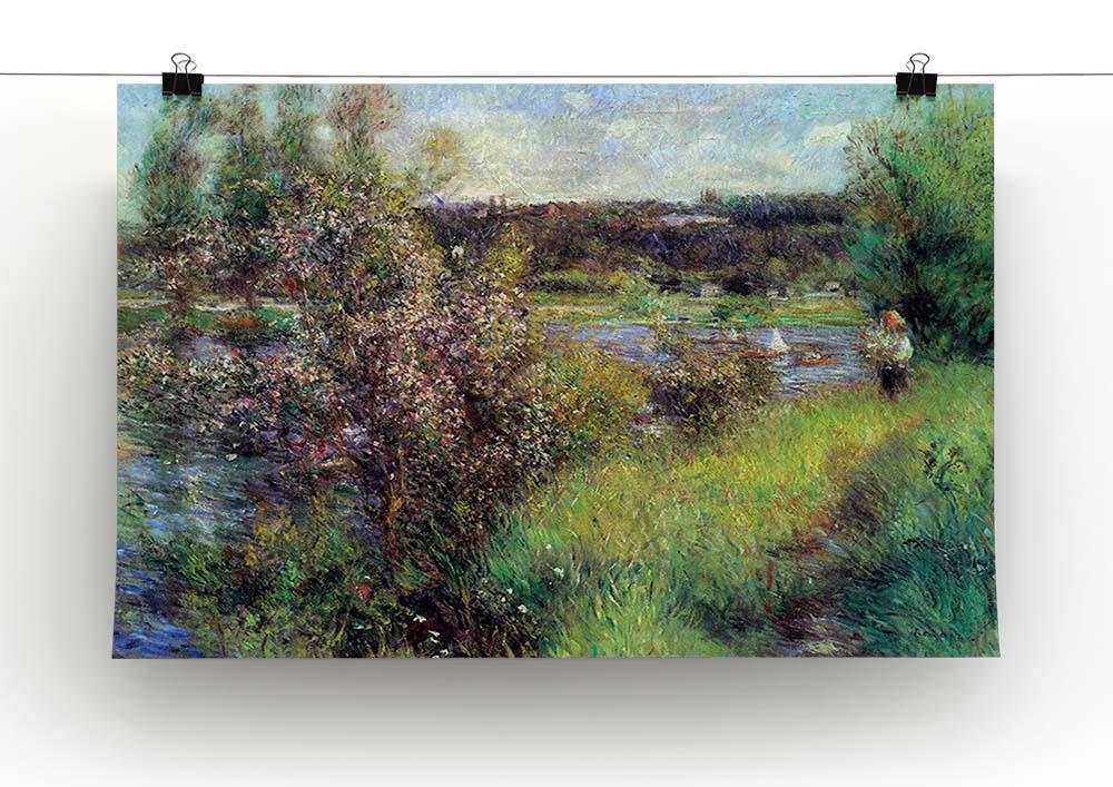 The Seine at Chatou by Renoir Canvas Print or Poster - Canvas Art Rocks - 2