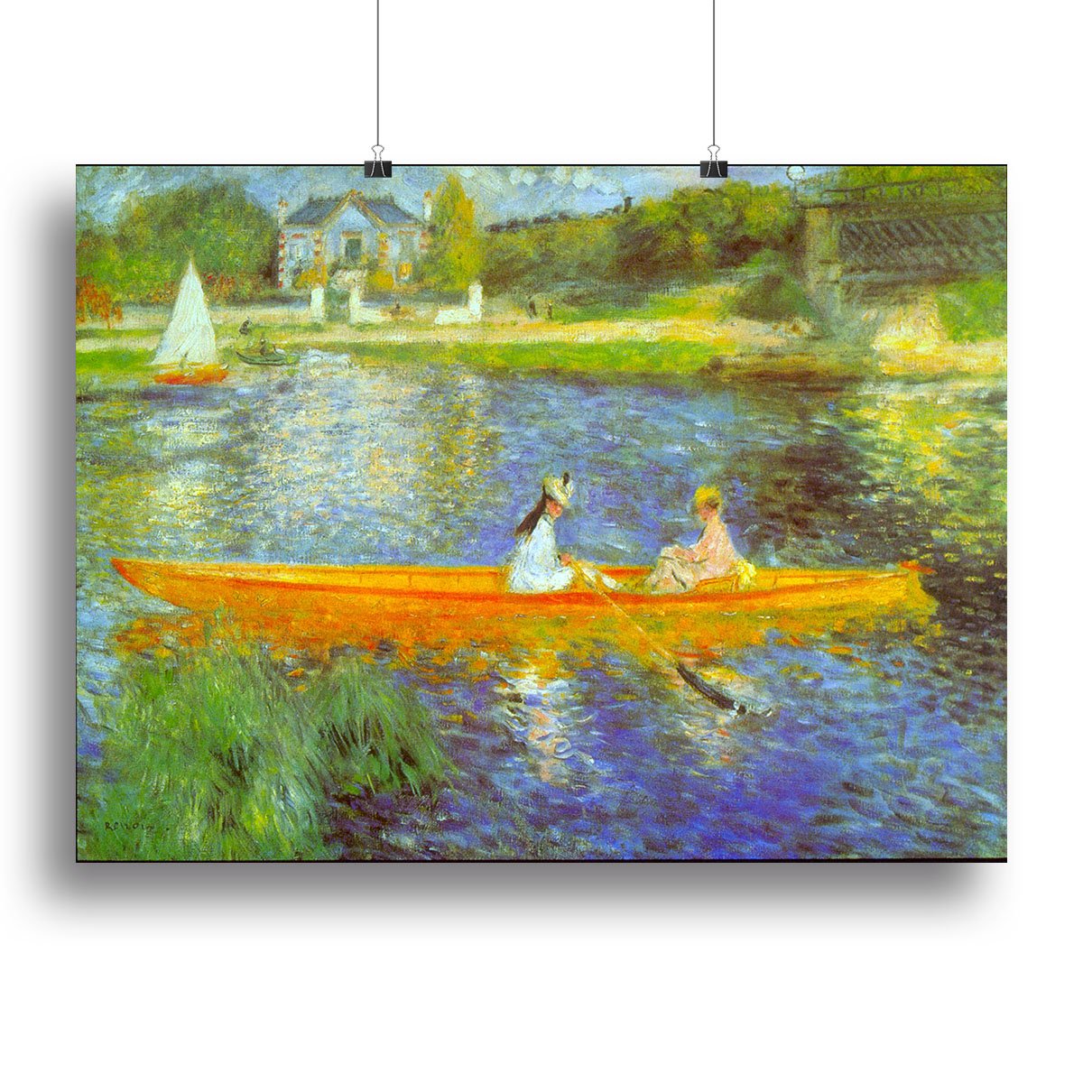 The Seine by Renoir Canvas Print or Poster