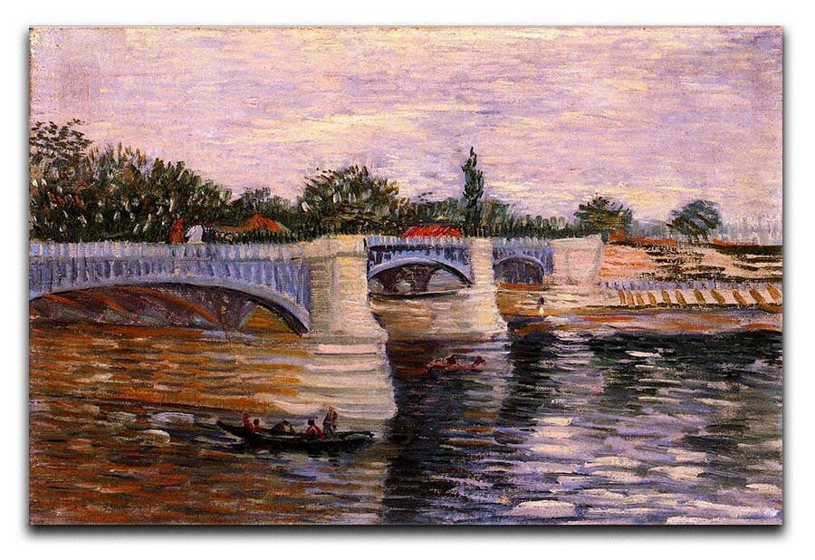 The Seine with the Pont del Grande Jette by Van Gogh Canvas Print & Poster  - Canvas Art Rocks - 1