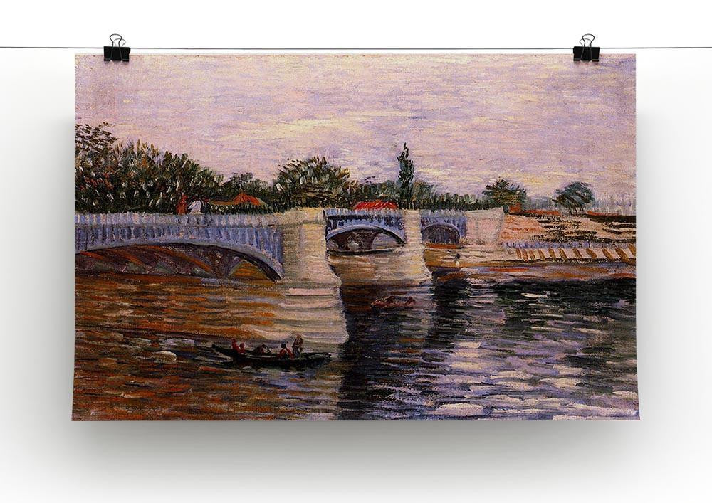 The Seine with the Pont del Grande Jette by Van Gogh Canvas Print & Poster - Canvas Art Rocks - 2