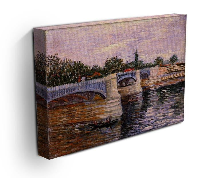 The Seine with the Pont del Grande Jette by Van Gogh Canvas Print & Poster - Canvas Art Rocks - 3