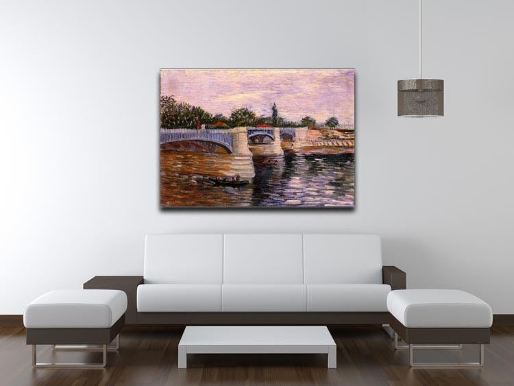 The Seine with the Pont del Grande Jette by Van Gogh Canvas Print & Poster - Canvas Art Rocks - 4