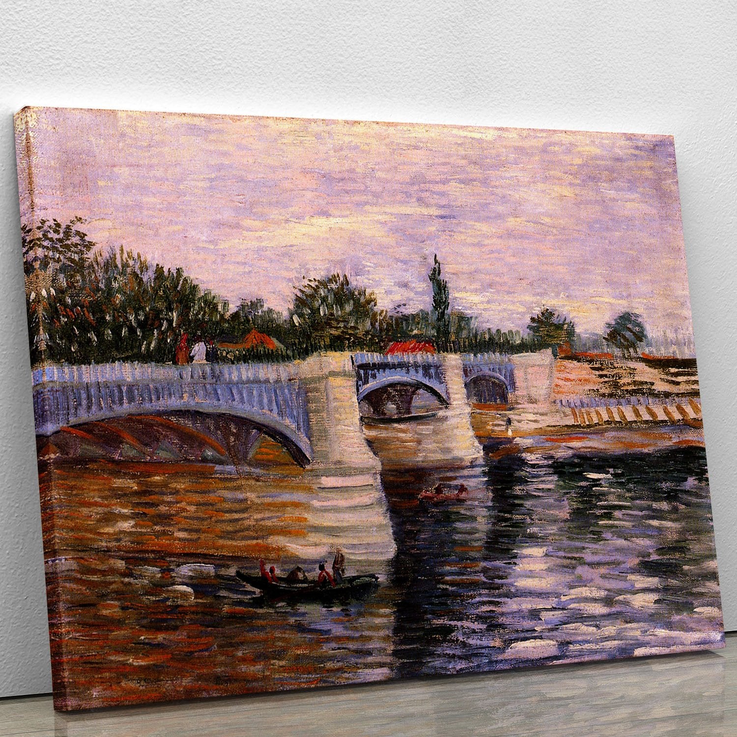 The Seine with the Pont del Grande Jette by Van Gogh Canvas Print or Poster