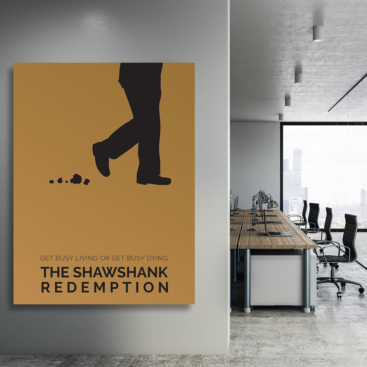 The Shawshank Redemption Minimal Movie Canvas Print or Poster
