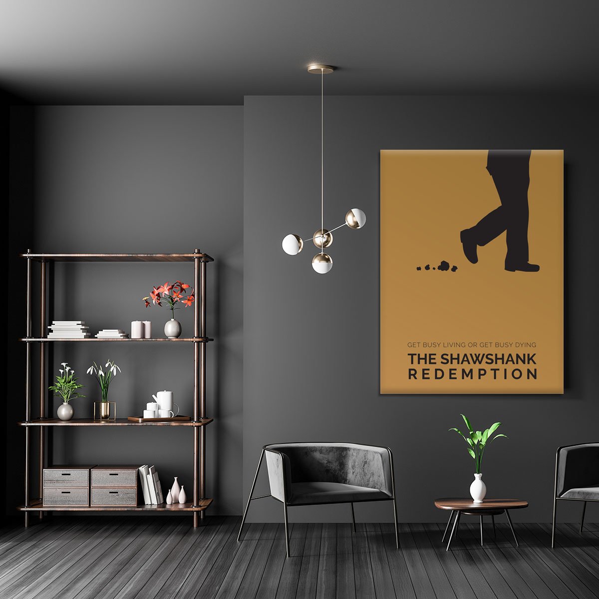 The Shawshank Redemption Minimal Movie Canvas Print or Poster