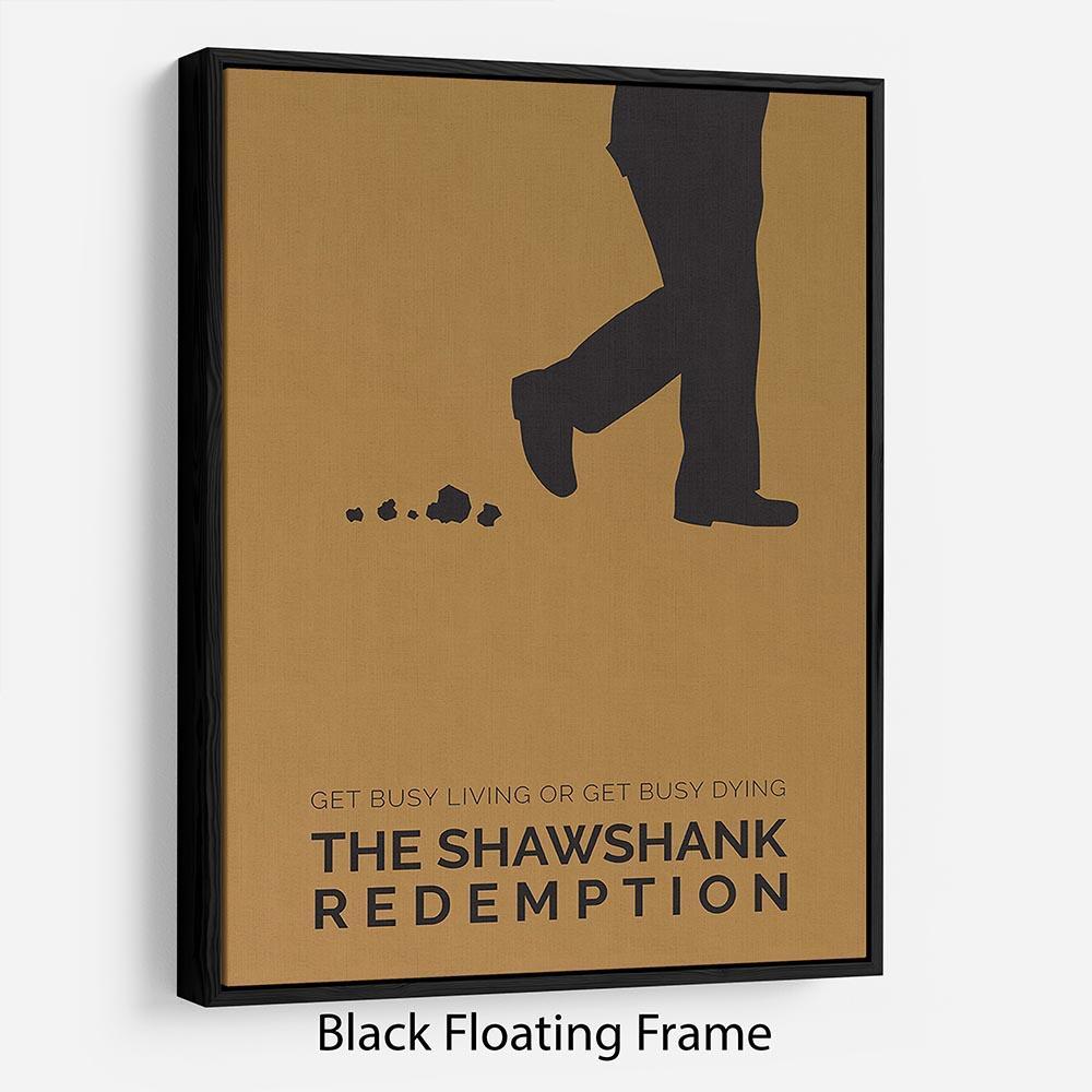 The Shawshank Redemption Minimal Movie Floating Frame Canvas - Canvas Art Rocks - 1