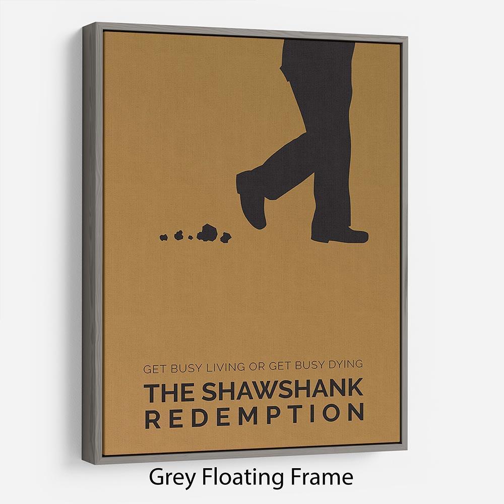 The Shawshank Redemption Minimal Movie Floating Frame Canvas - Canvas Art Rocks - 3
