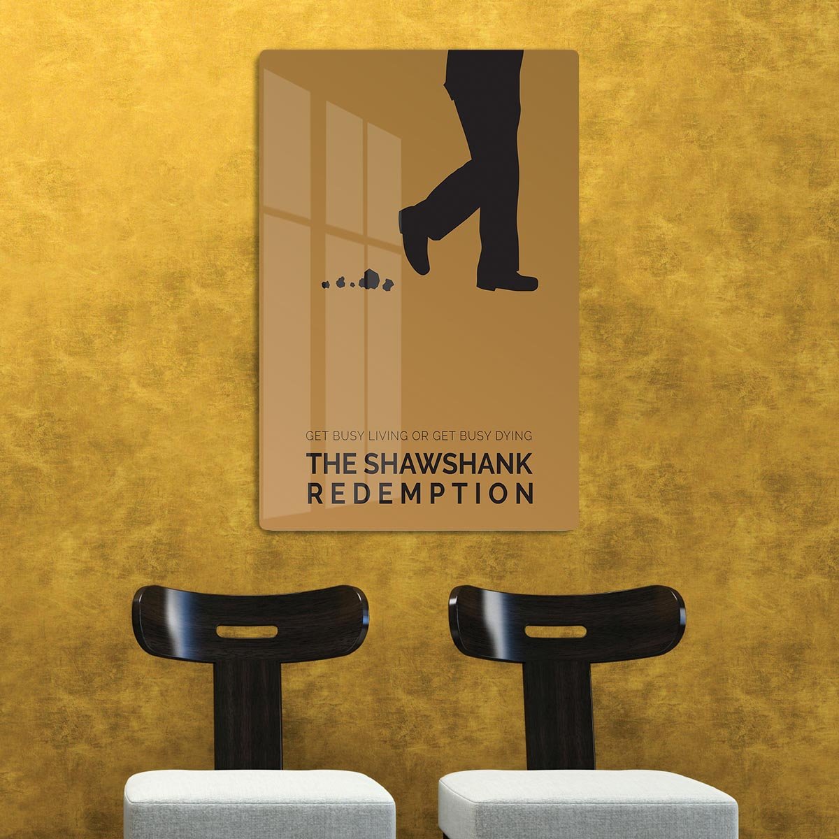 The Shawshank Redemption Minimal Movie HD Metal Print