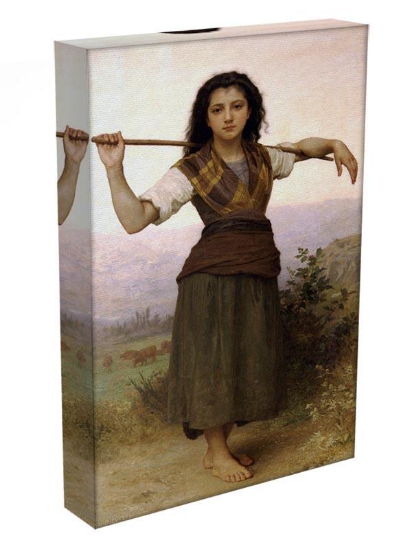 The Shepherdess By Bouguereau Canvas Print or Poster - Canvas Art Rocks - 3