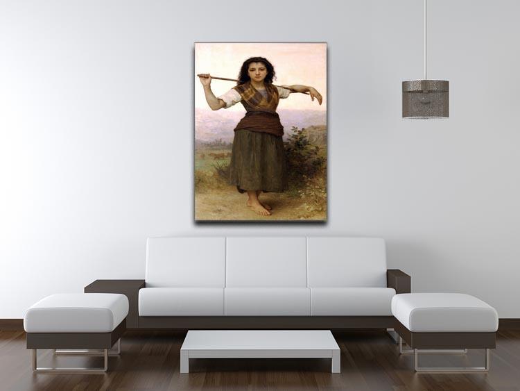 The Shepherdess By Bouguereau Canvas Print or Poster - Canvas Art Rocks - 4