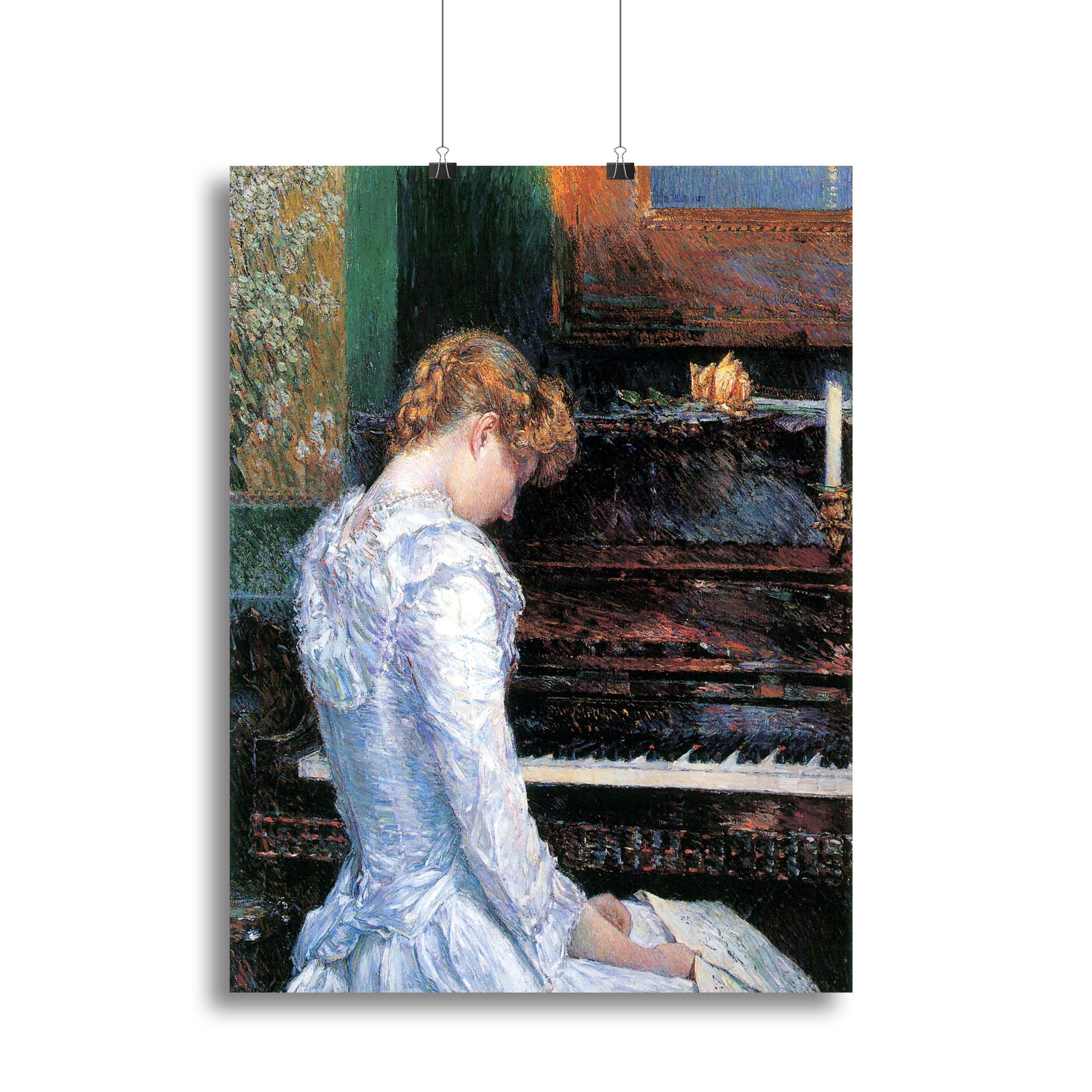 The Sonata by Hassam Canvas Print or Poster