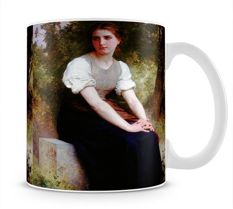 The Song of the Nightingale By Bouguereau Mug - Canvas Art Rocks - 1