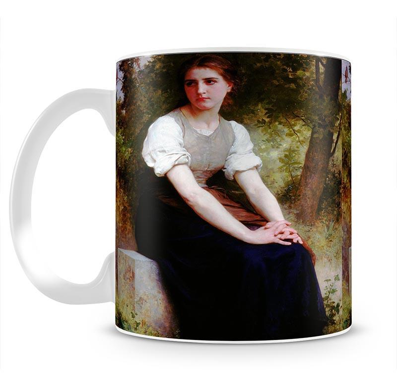 The Song of the Nightingale By Bouguereau Mug - Canvas Art Rocks - 2