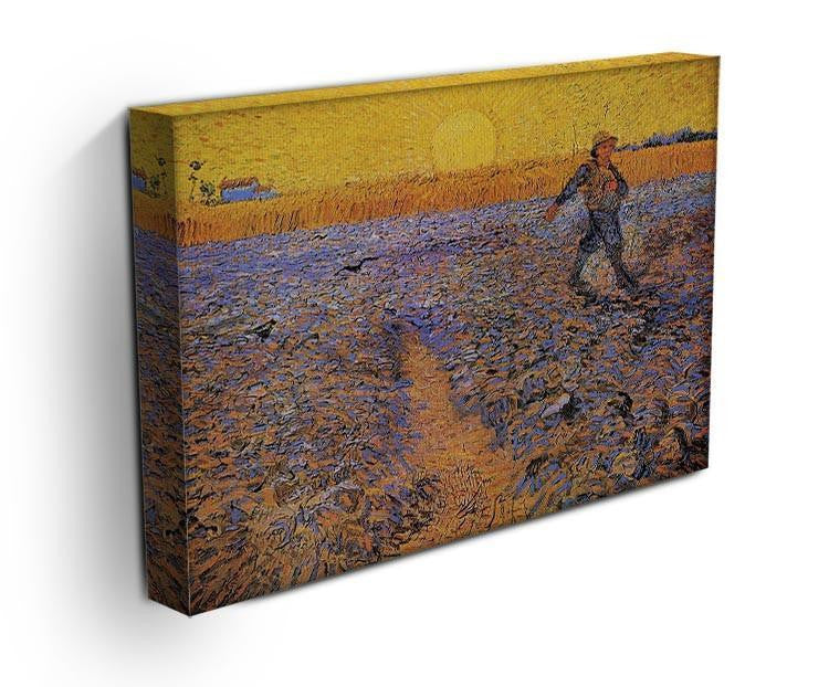The Sower 3 by Van Gogh Canvas Print & Poster - Canvas Art Rocks - 3
