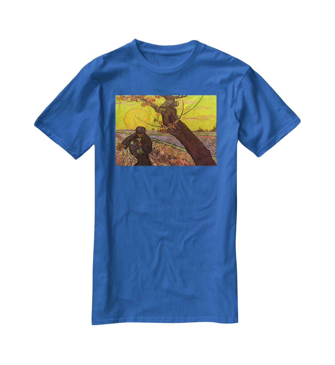 The Sower by Van Gogh T-Shirt - Canvas Art Rocks - 2