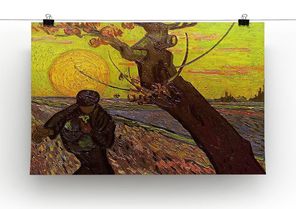 The Sower by Van Gogh Canvas Print & Poster - Canvas Art Rocks - 2