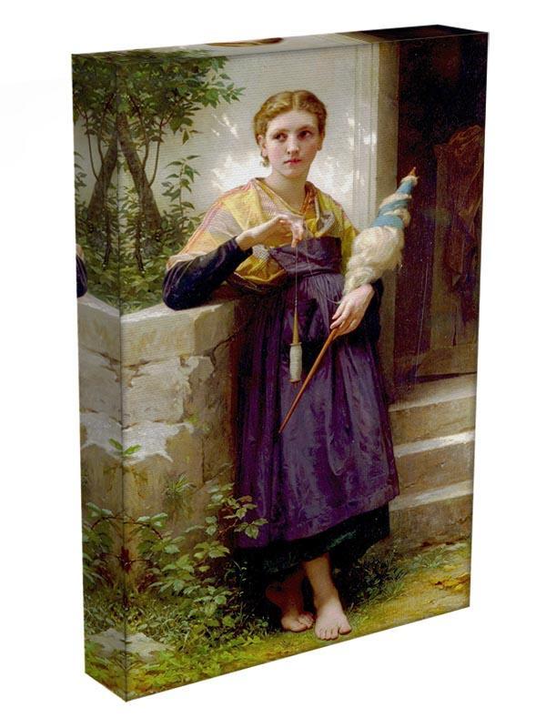The Spinne By Bouguereau Canvas Print or Poster - Canvas Art Rocks - 3