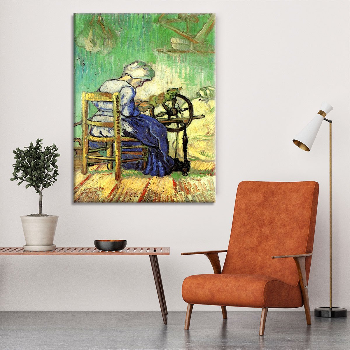The Spinner by Van Gogh Canvas Print or Poster