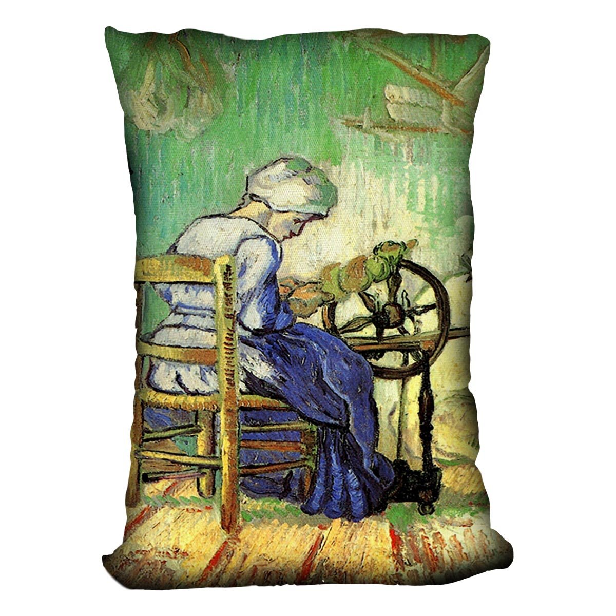 The Spinner by Van Gogh Throw Pillow