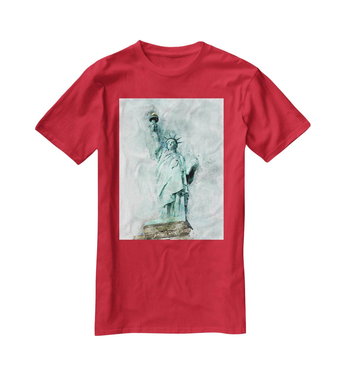 The Statue of Liberty T-Shirt - Canvas Art Rocks - 4