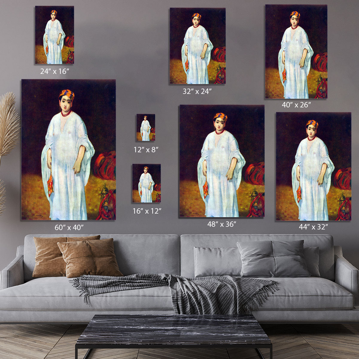 The Sultan by Manet Canvas Print or Poster - Canvas Art Rocks - 7