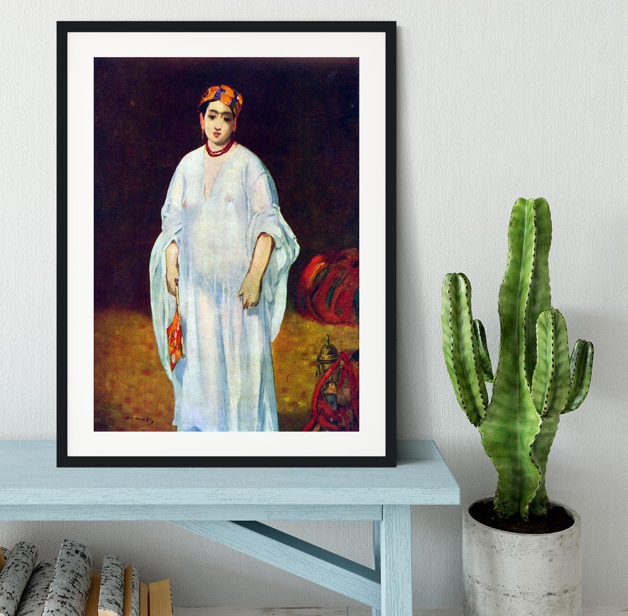 The Sultan by Manet Framed Print - Canvas Art Rocks - 1