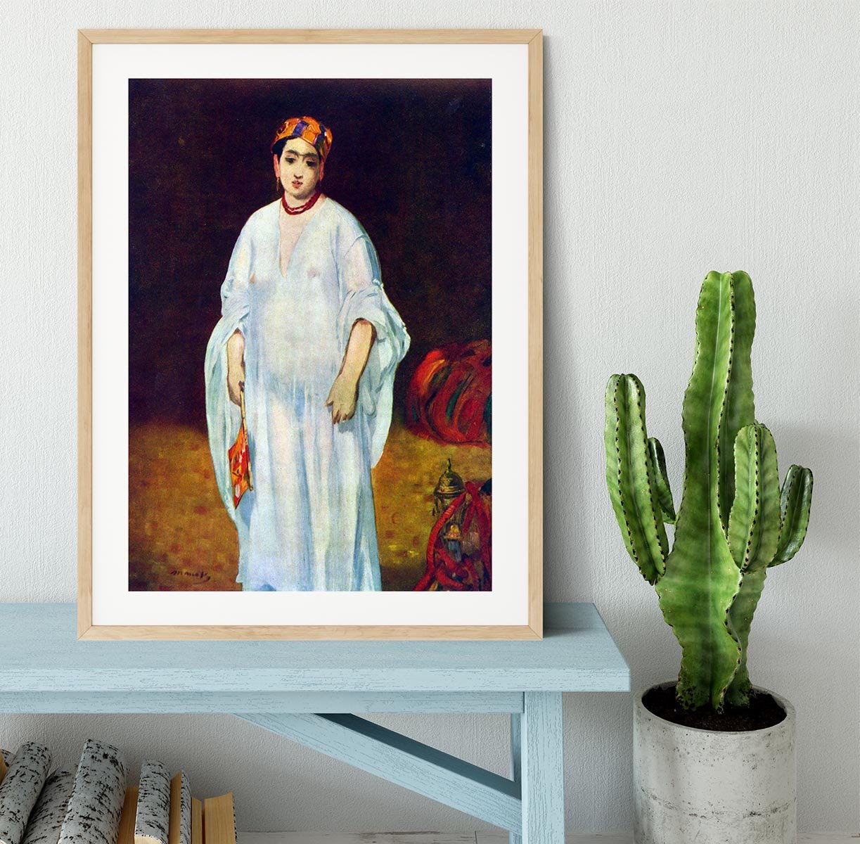 The Sultan by Manet Framed Print - Canvas Art Rocks - 3