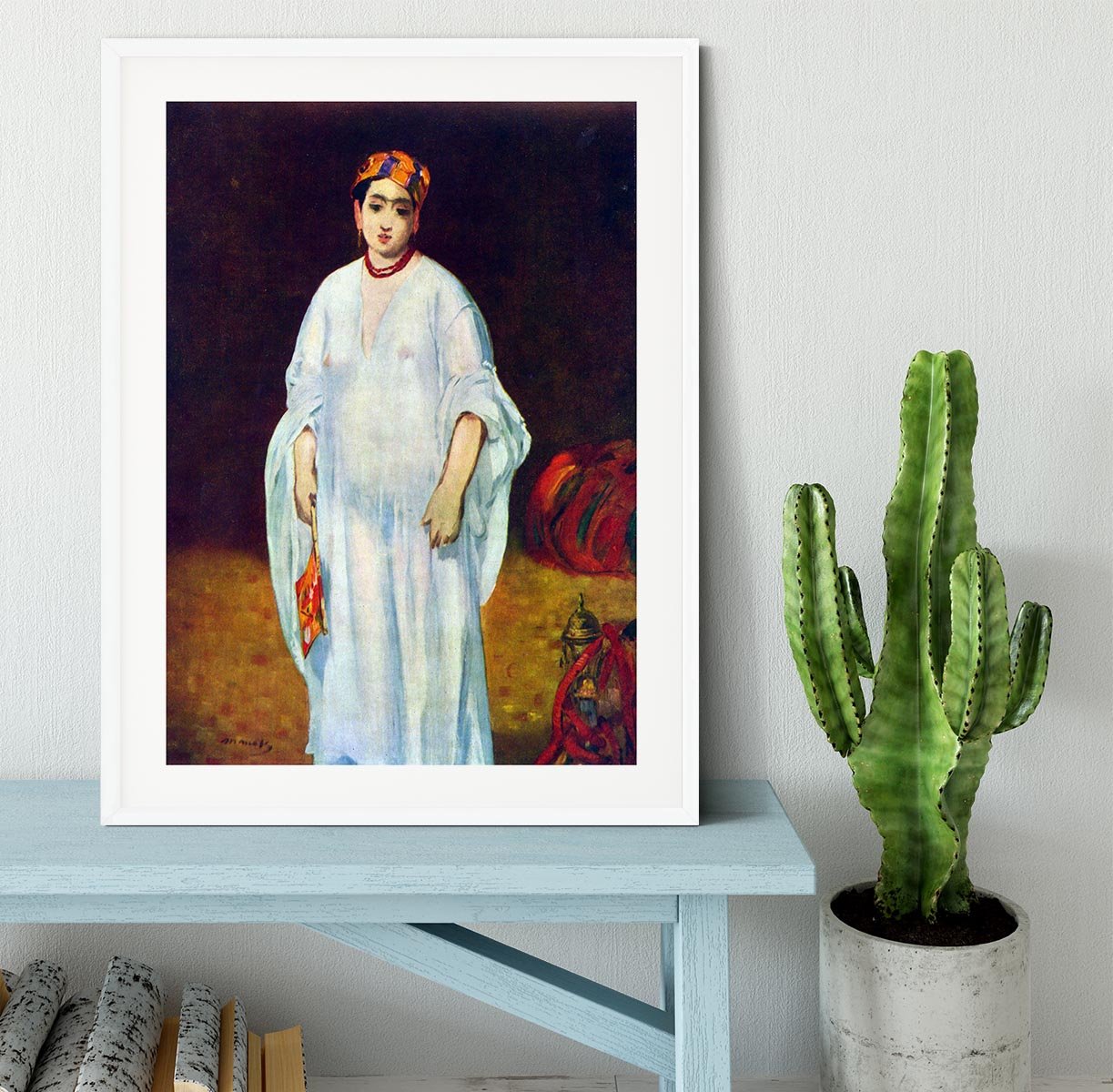 The Sultan by Manet Framed Print - Canvas Art Rocks - 5