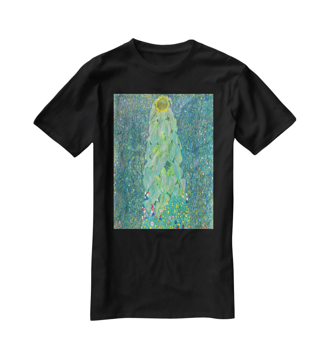The Sunflower by Klimt T-Shirt - Canvas Art Rocks - 1