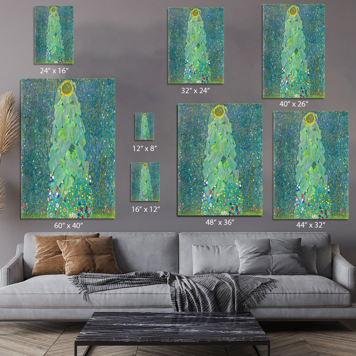 The Sunflower by Klimt Canvas Print or Poster - Canvas Art Rocks - 7