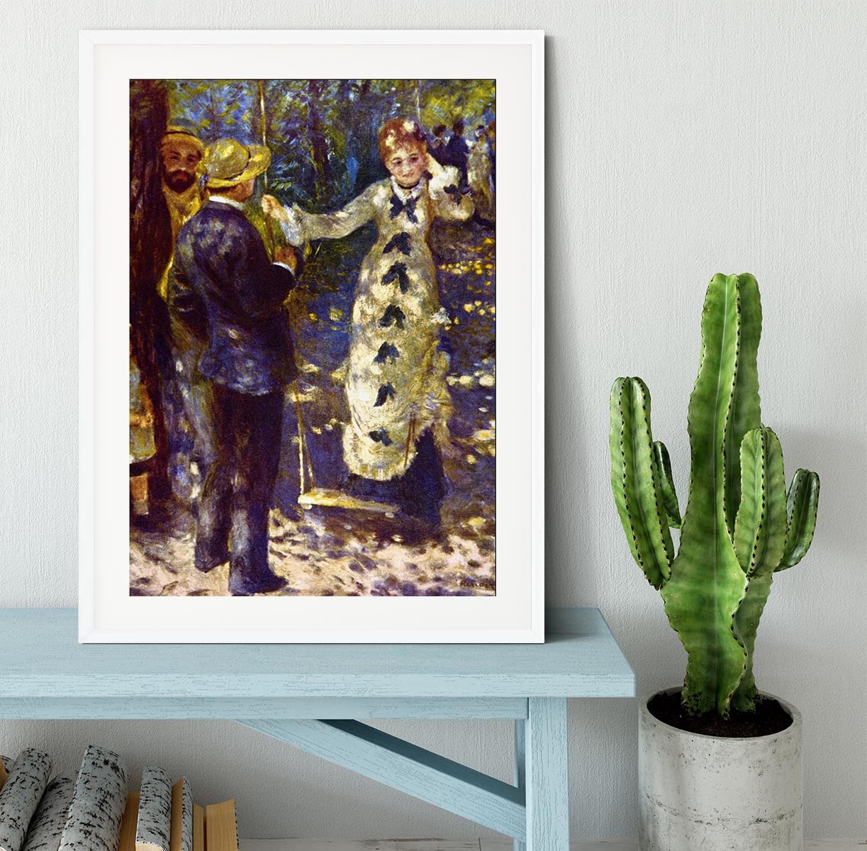 The Swing by Renoir Framed Print - Canvas Art Rocks - 5