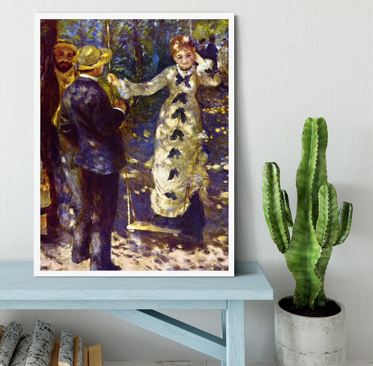 The Swing by Renoir Framed Print - Canvas Art Rocks -6