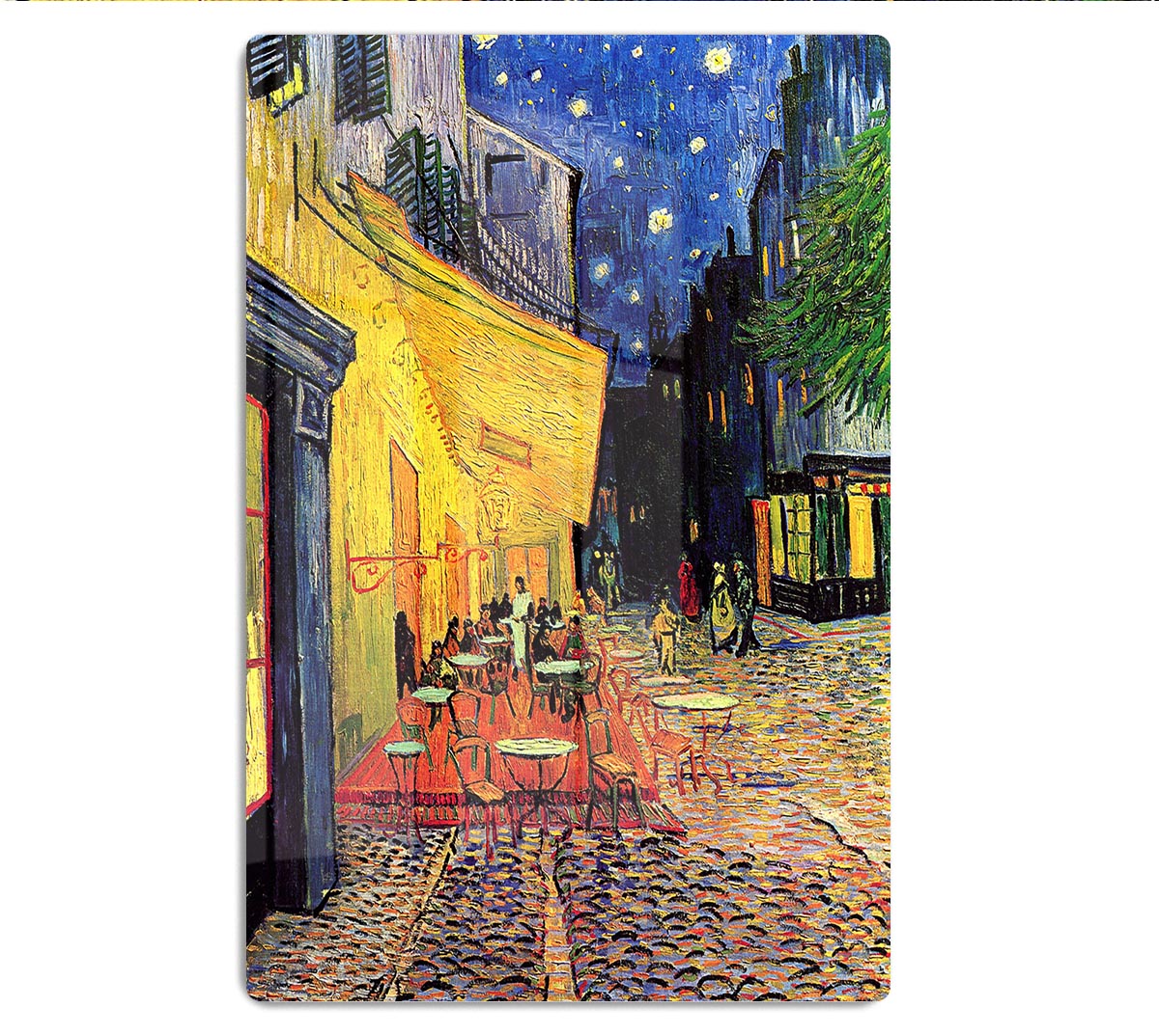 The Terrace Cafe by Van Gogh HD Metal Print - Canvas Art Rocks - 1