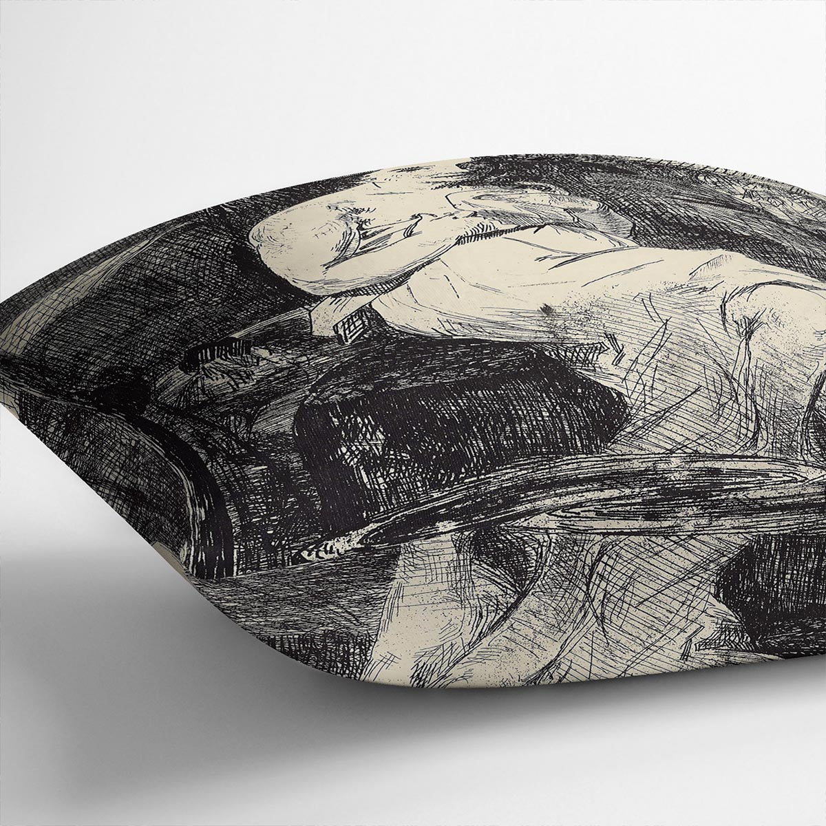 The Toillette by Manet Cushion