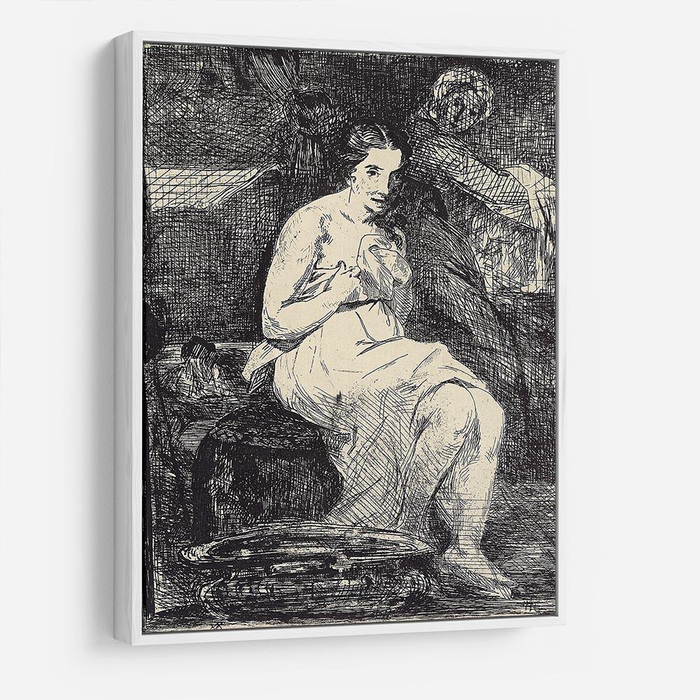 The Toillette by Manet HD Metal Print