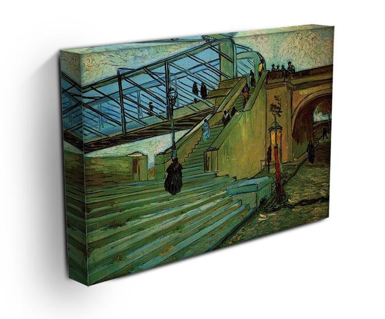The Trinquetaille Bridge by Van Gogh Canvas Print & Poster - Canvas Art Rocks - 3