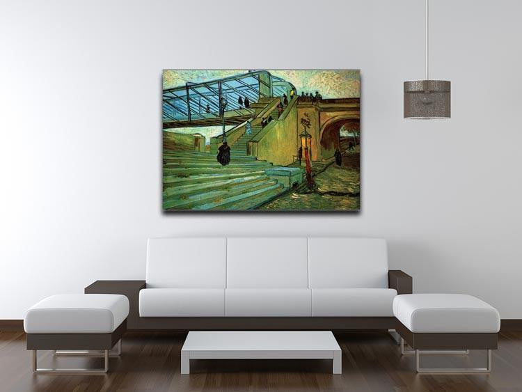 The Trinquetaille Bridge by Van Gogh Canvas Print & Poster - Canvas Art Rocks - 4