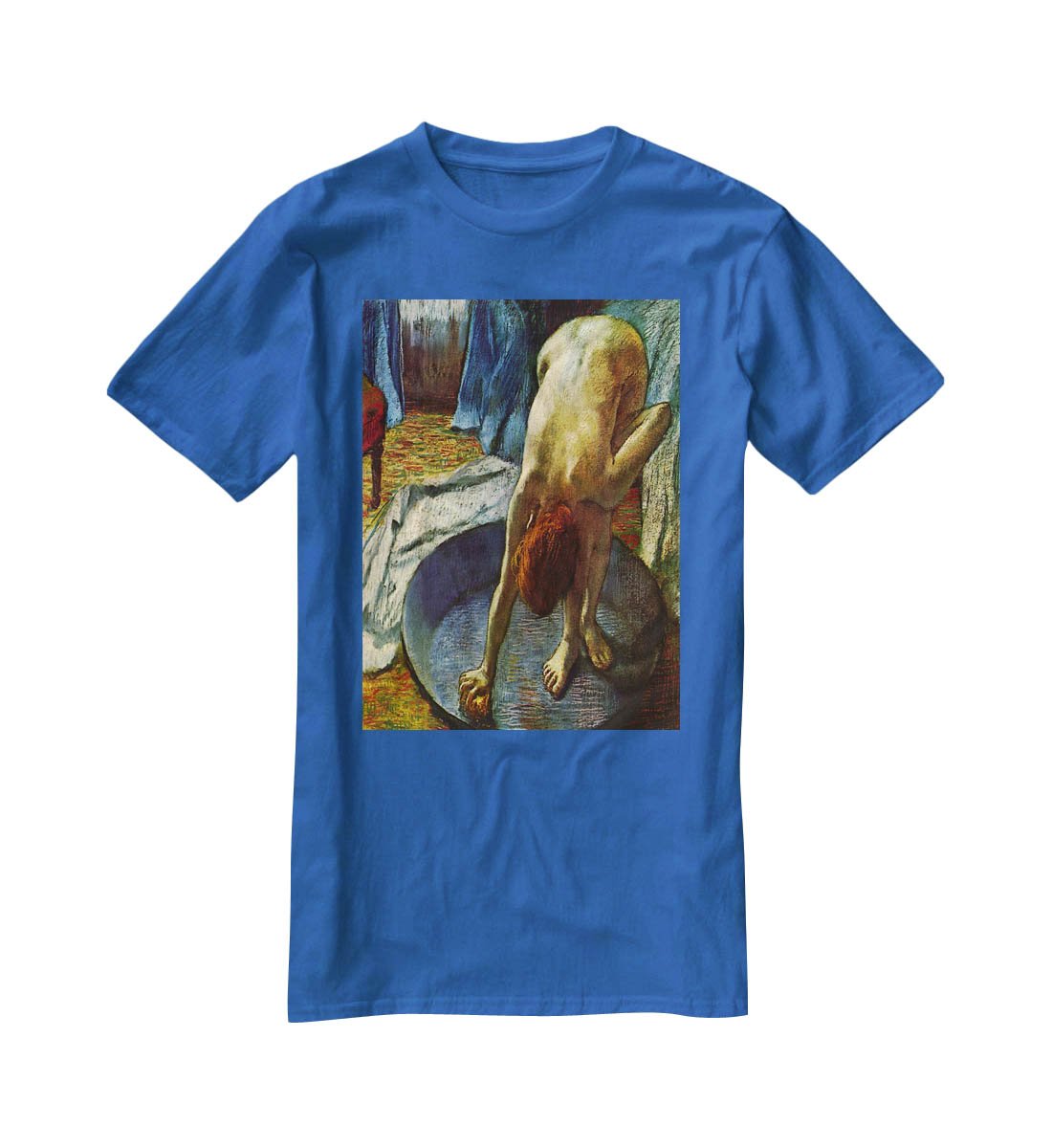 The Tub by Degas T-Shirt - Canvas Art Rocks - 2
