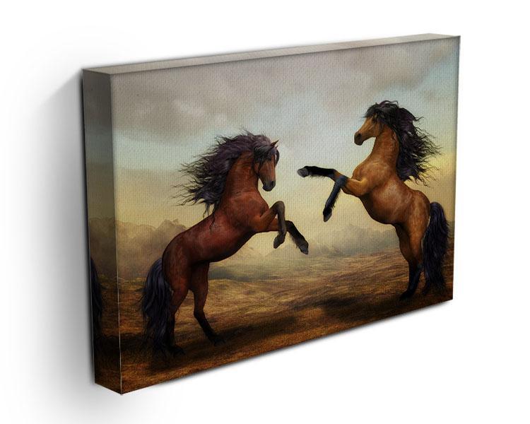 The Two Horses Canvas Print or Poster - Canvas Art Rocks - 3