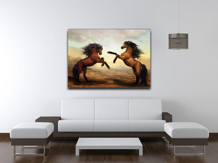 The Two Horses Canvas Print or Poster - Canvas Art Rocks - 4