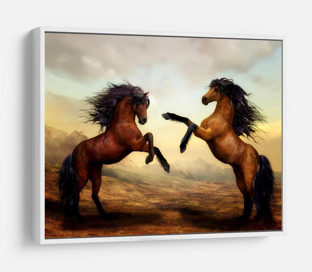 The Two Horses HD Metal Print
