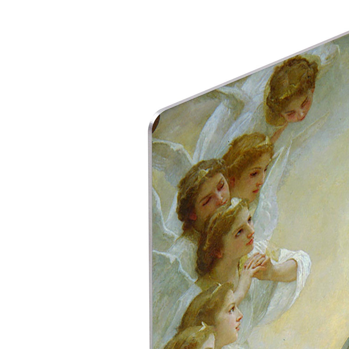 The Virgin With Angels By Bouguereau HD Metal Print