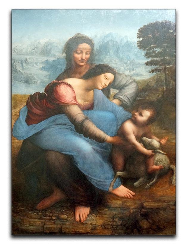 The Virgin and Child with St Anne by Da Vinci Canvas Print & Poster  - Canvas Art Rocks - 1