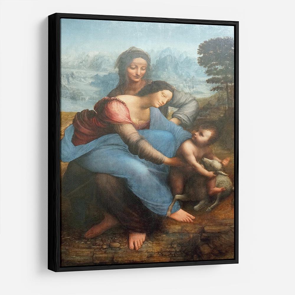 The Virgin and Child with St Anne by Da Vinci HD Metal Print