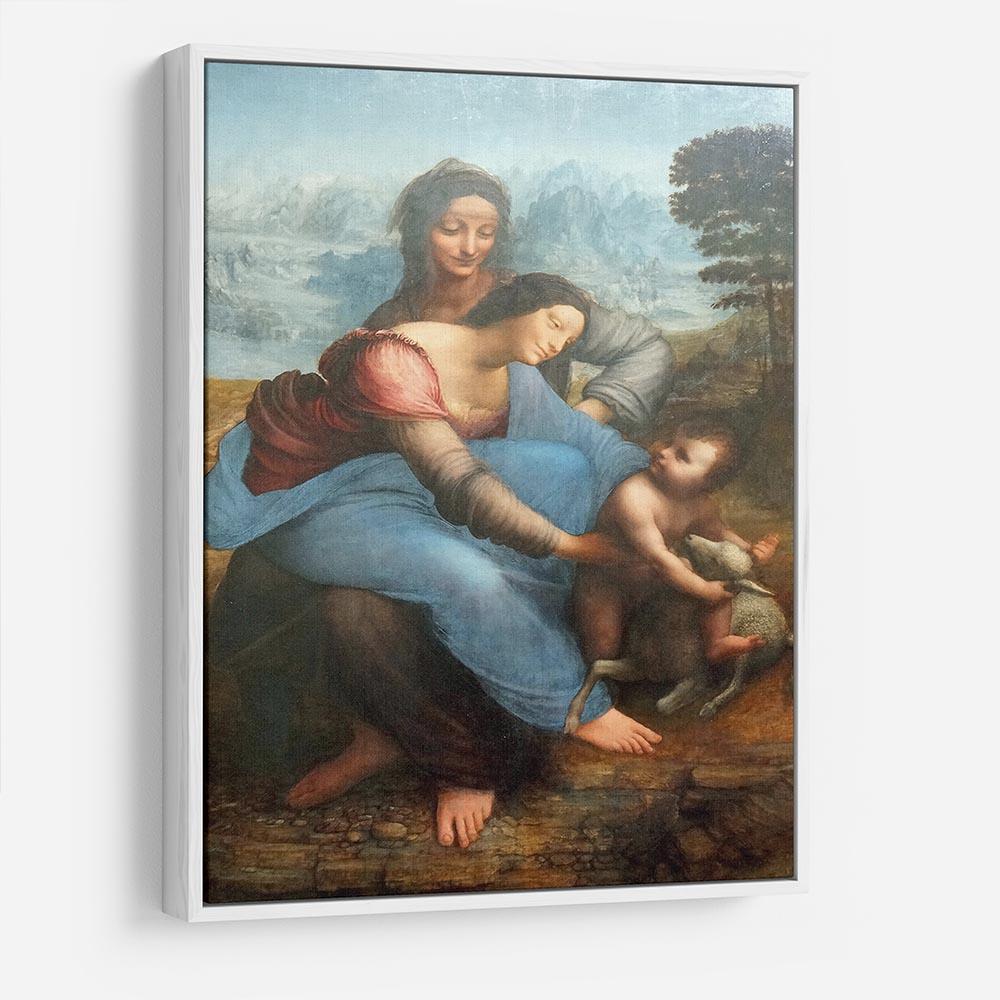 The Virgin and Child with St Anne by Da Vinci HD Metal Print